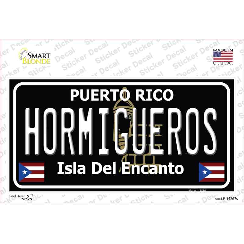 Hormigueros Puerto Rico Black Novelty Sticker Decal