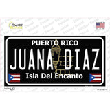 Juana Diaz Puerto Rico Black Novelty Sticker Decal