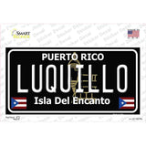 Luquillo Puerto Rico Black Novelty Sticker Decal