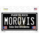 Morovis Puerto Rico Black Novelty Sticker Decal