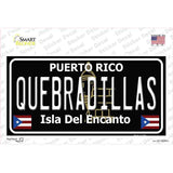 Quebradillas Puerto Rico Black Novelty Sticker Decal