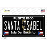 Santa Isabel Puerto Rico Black Novelty Sticker Decal
