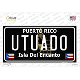 Utuado Puerto Rico Black Novelty Sticker Decal