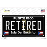 Retired Puerto Rico Black Novelty Sticker Decal