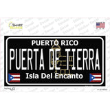 Puerta De Tierra Puerto Rico Black Novelty Sticker Decal