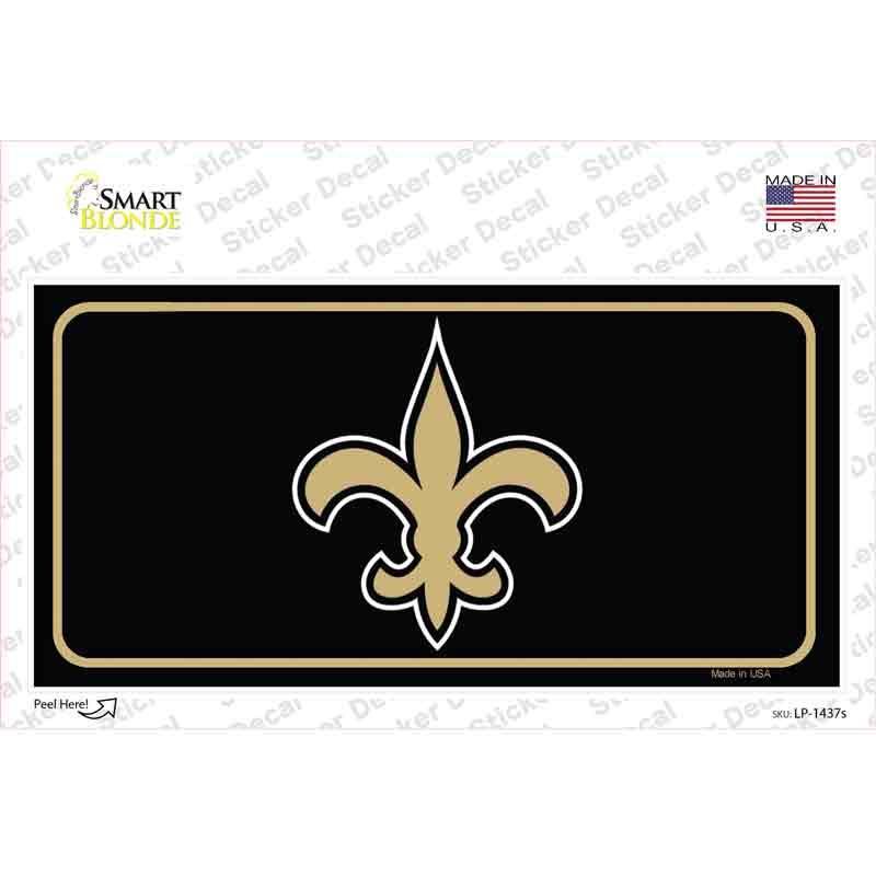 Fleur de lis Novelty Sticker Decal