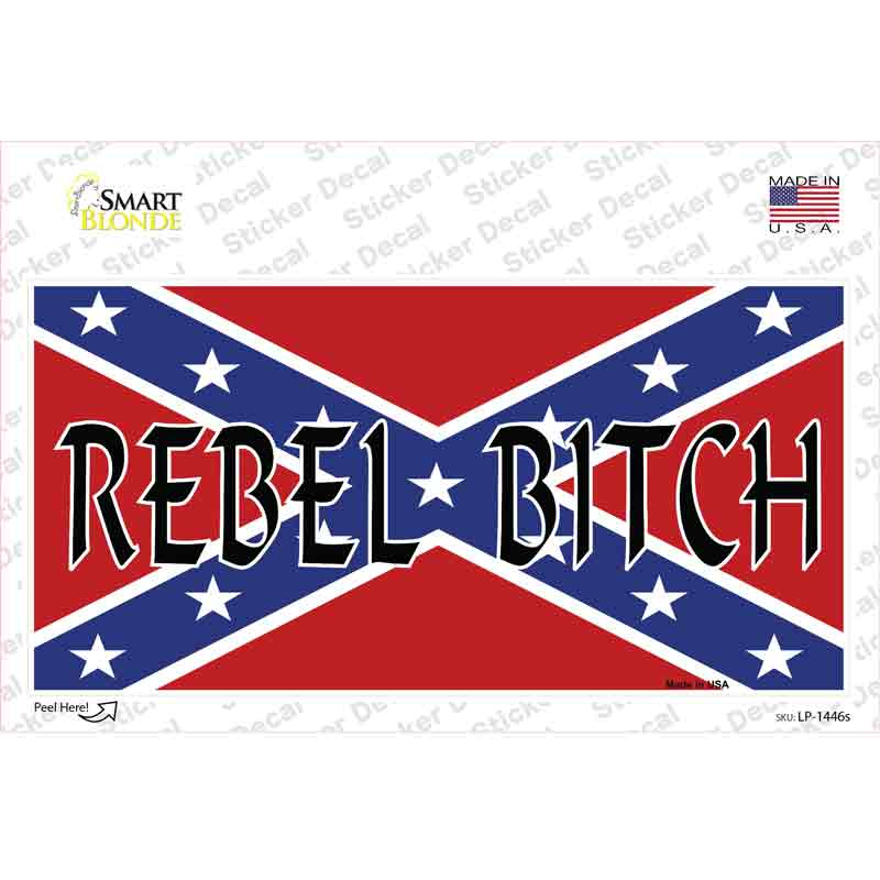 Rebel Bitch Novelty Sticker Decal