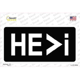 HE>i Novelty Sticker Decal LP-14526s