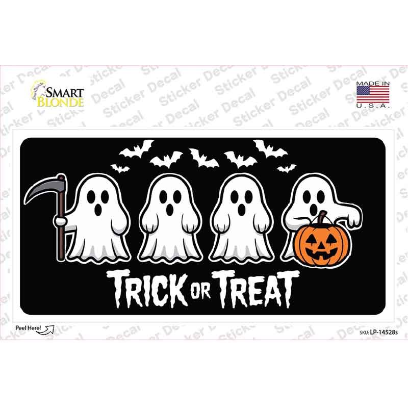 Trick or Treat Ghosts Novelty Sticker Decal LP-14528s