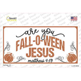 Fall-o-ween Jesus Novelty Sticker Decal LP-14534s