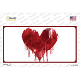 Bloody Heart Novelty Sticker Decal LP-14538s