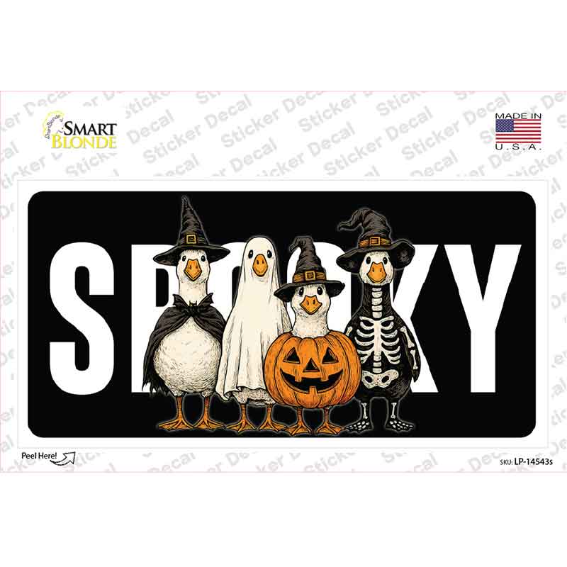Spooky Goose Novelty Sticker Decal LP-14543s