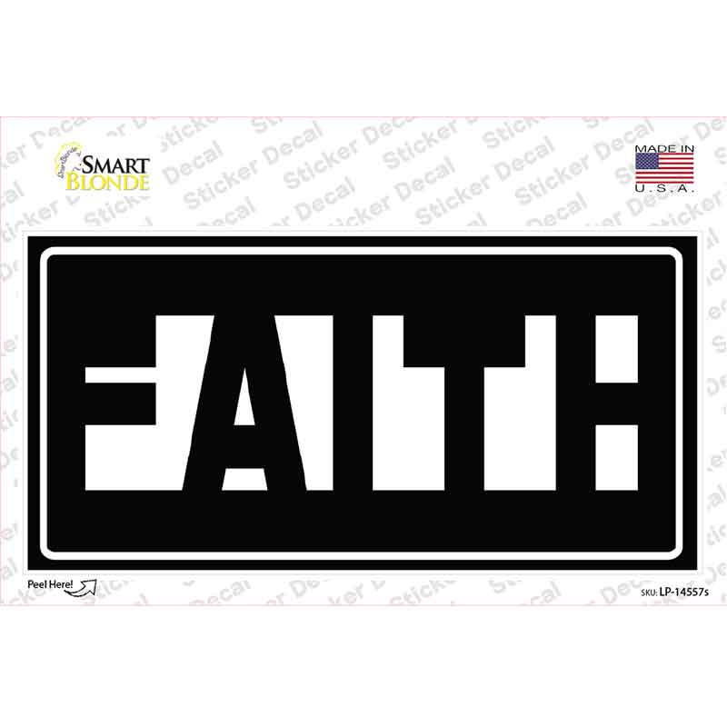 Hidden Faith Novelty Sticker Decal LP-14557s