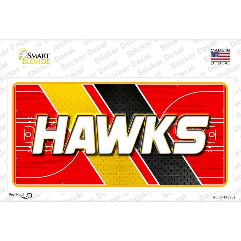 HAWKS Graphic Novelty Sticker Decal LP-14595s