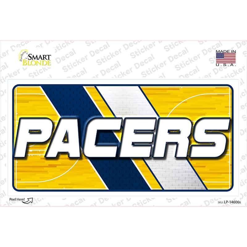 PACERS Graphic Novelty Sticker Decal LP-14606s