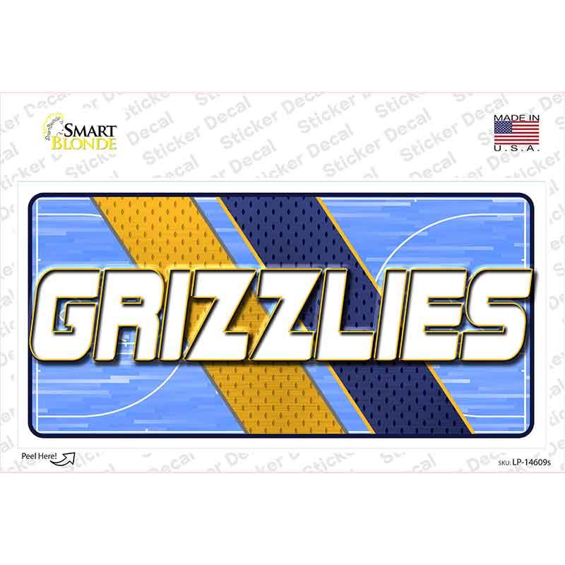 GRIZZLIES Graphic Novelty Sticker Decal LP-14609s