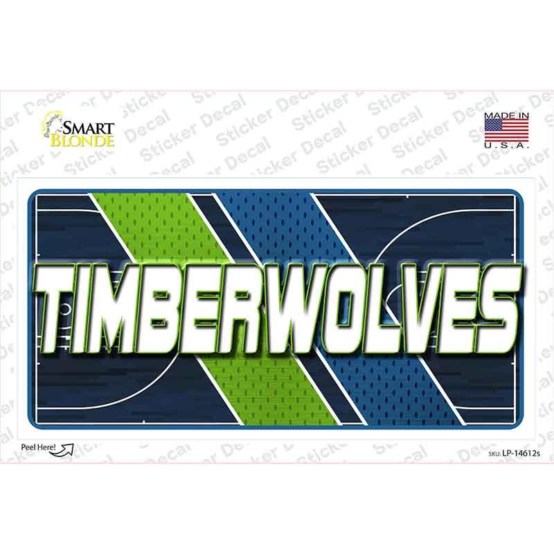 TIMBERWOLVES Graphic Novelty Sticker Decal LP-14612s