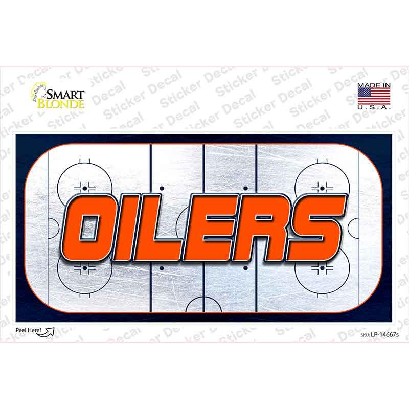 OILERS Graphic Novelty Sticker Decal LP-14667s