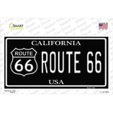 Route 66 California Black Novelty Sticker Decal