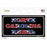 North Carolina Rebel Novelty Sticker Decal
