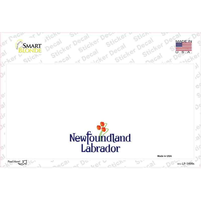 Newfoundland Novelty Sticker Decal