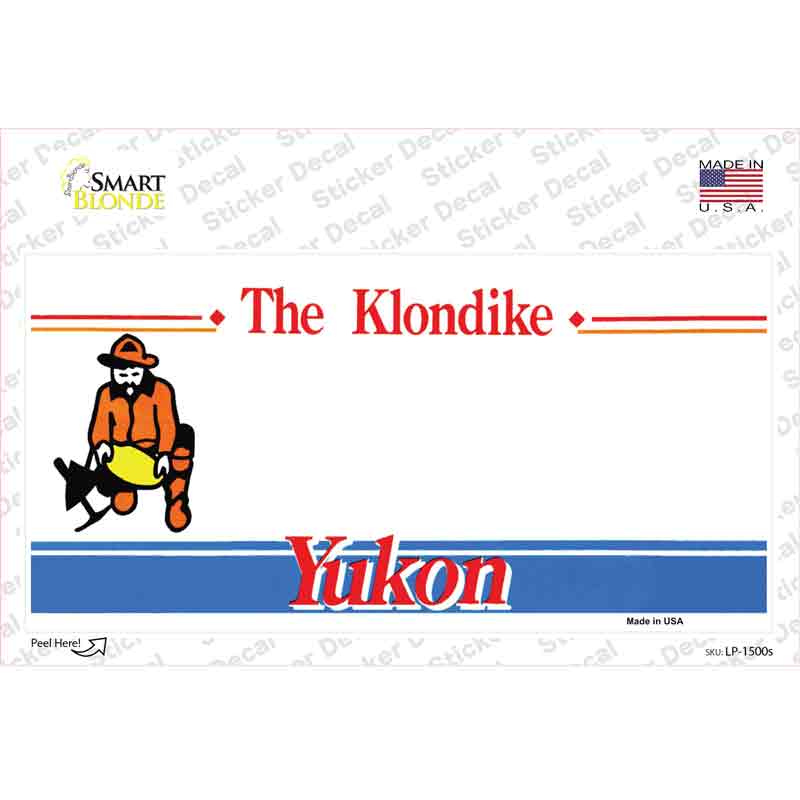Yukon Novelty Sticker Decal