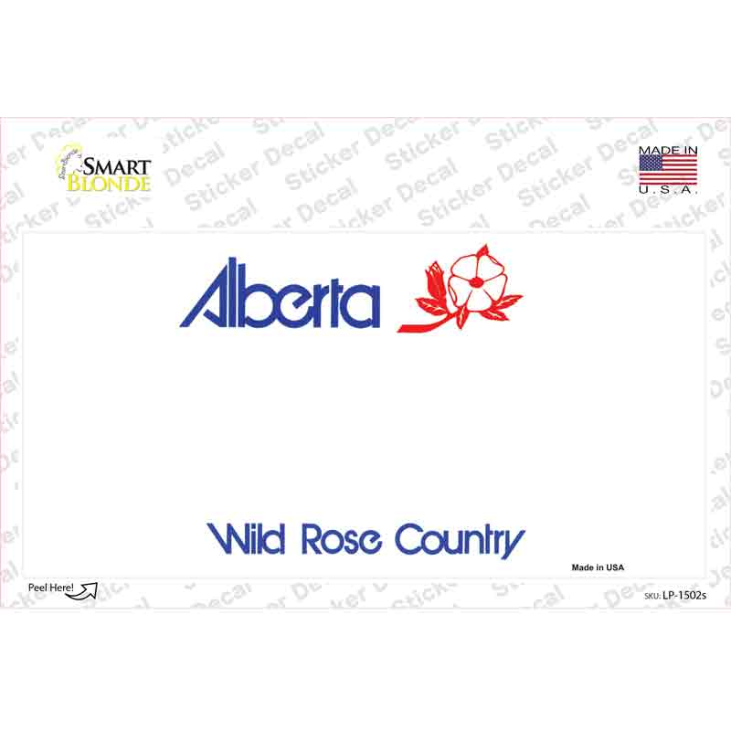 Alberta Novelty Sticker Decal