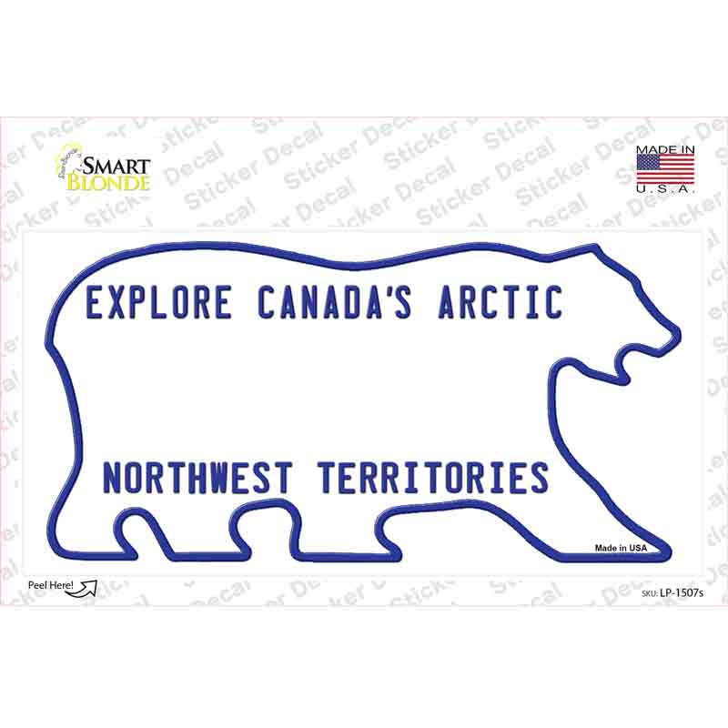 Northwest Territories Novelty Sticker Decal