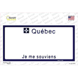 Quebec Novelty Sticker Decal