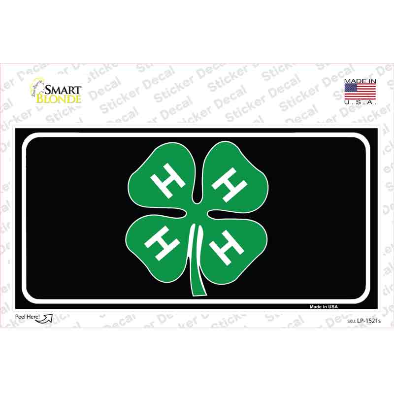 4-H Novelty Sticker Decal