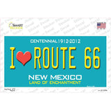 I Love Route 66 New Mexico Novelty Sticker Decal