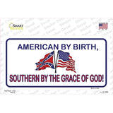 American By Birth Southern By Grace Novelty Sticker Decal