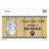 Pencil Sketch Beagle Novelty Sticker Decal