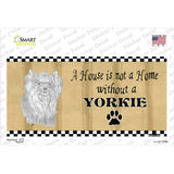 Pencil Sketch Yorkie Novelty Sticker Decal