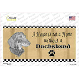 Pencil Sketch Dachshund Novelty Sticker Decal