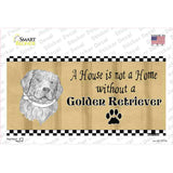 Pencil Sketch Golden Retriever Novelty Sticker Decal