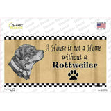 Pencil Sketch Rottweiler Novelty Sticker Decal