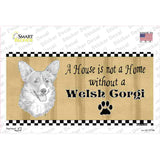Pencil Sketch Welsh Corgi Novelty Sticker Decal