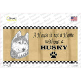 Pencil Sketch Husky Novelty Sticker Decal