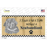 Pencil Sketch New Foundland Novelty Sticker Decal