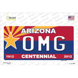 Arizona Centennial OMG Novelty Sticker Decal