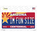 Arizona Centennial Im Fun Size Novelty Sticker Decal