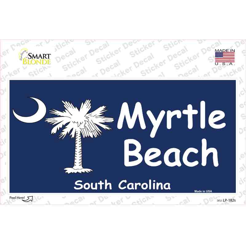 Myrtle Beach Novelty Sticker Decal