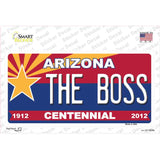 Arizona Centennial The Boss Novelty Sticker Decal