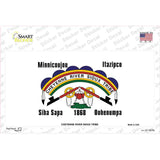Cheyenne River Sioux Flag Novelty Sticker Decal