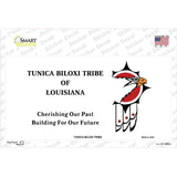 Tunica Biloxi Flag Novelty Sticker Decal