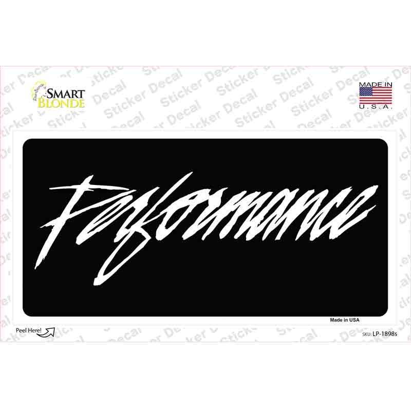 Performance Novelty Sticker Decal