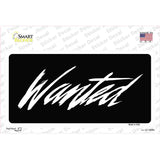 Wanted Novelty Sticker Decal