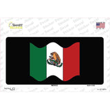 Mexico Waving Flag Novelty Sticker Decal