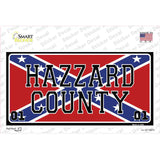 Hazard County Confederate Flag Novelty Sticker Decal